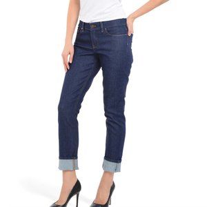 Like-new! Mott & Bow Slim Boyfriend Laight (25/28L) in Dark Blue